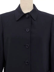 Single-breasted jacket in dark navy