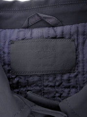 Single-breasted jacket in dark navy