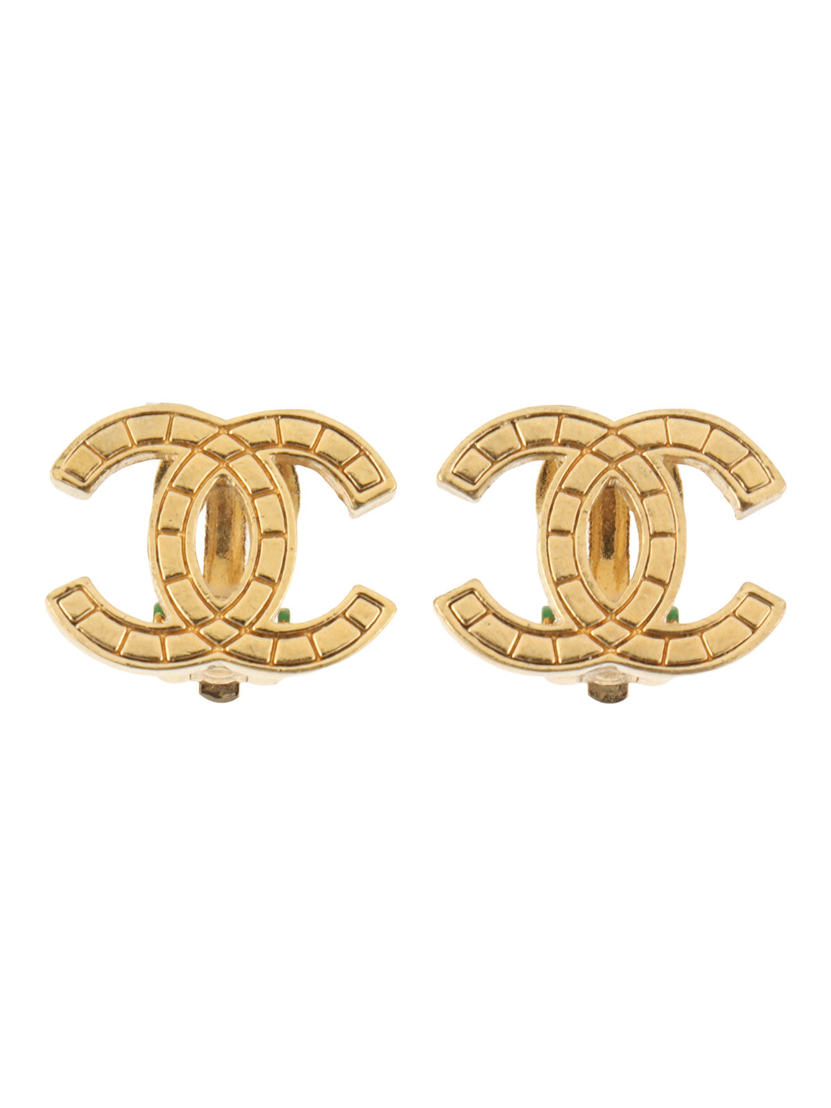 2003年製 デザインCCマークイヤリング ゴールド