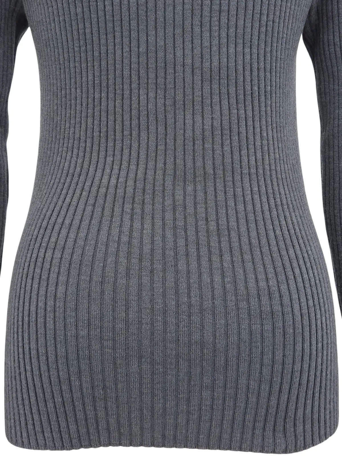 Macadam Stud Knit Top in Grey