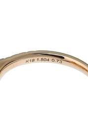 18K Rose Gold Diamond Design Ring