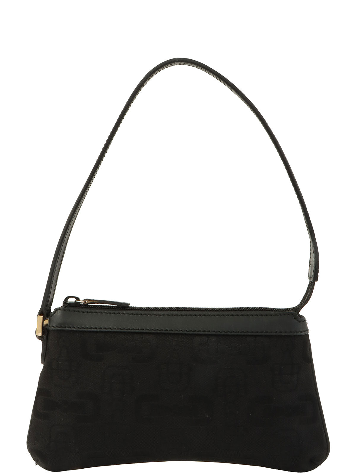 Horsebit Pattern Handbag in Black
