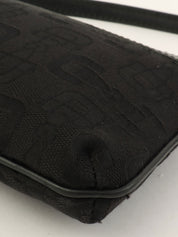 Horsebit Pattern Handbag in Black