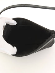 Horsebit Pattern Handbag in Black