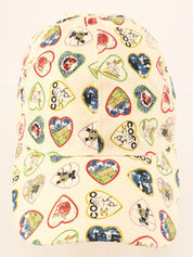 Valentine Icon Pattern Cap Ivory/Multi