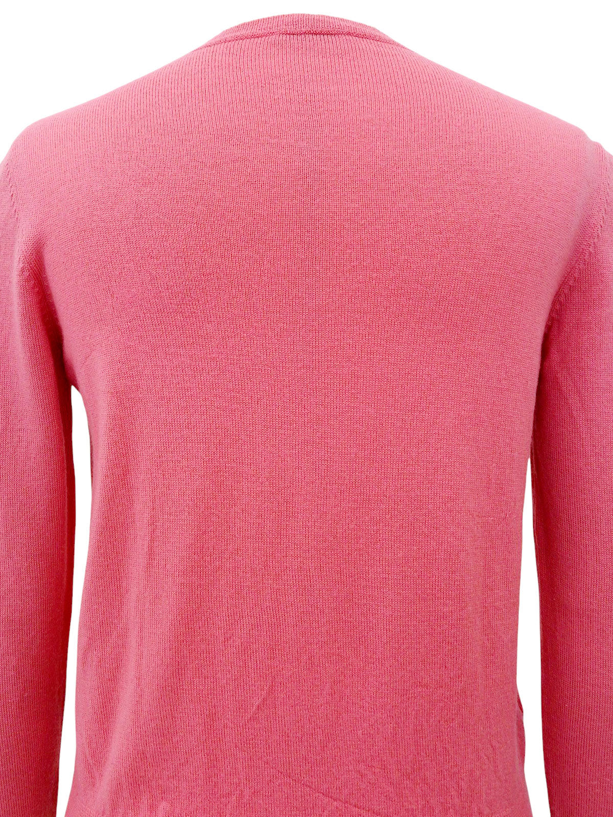 粉色、黑色和红色羊毛串珠星形图案开衫