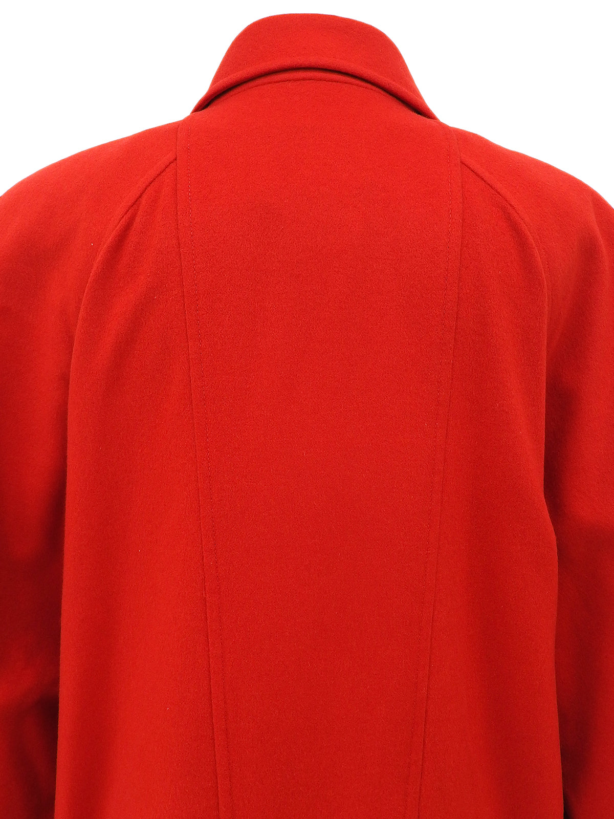 1994年製 カシミアCCマークボタンダブルブレストコート レッド