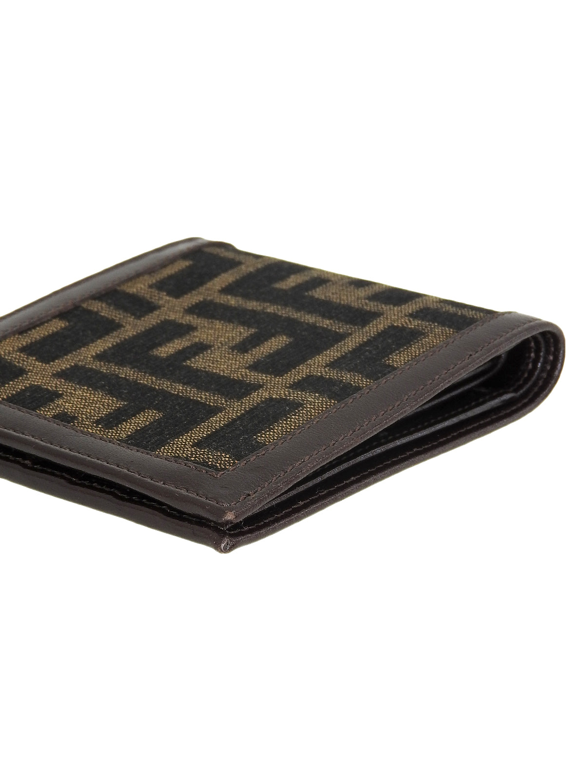 FF Zucca Pattern Wallet Brown