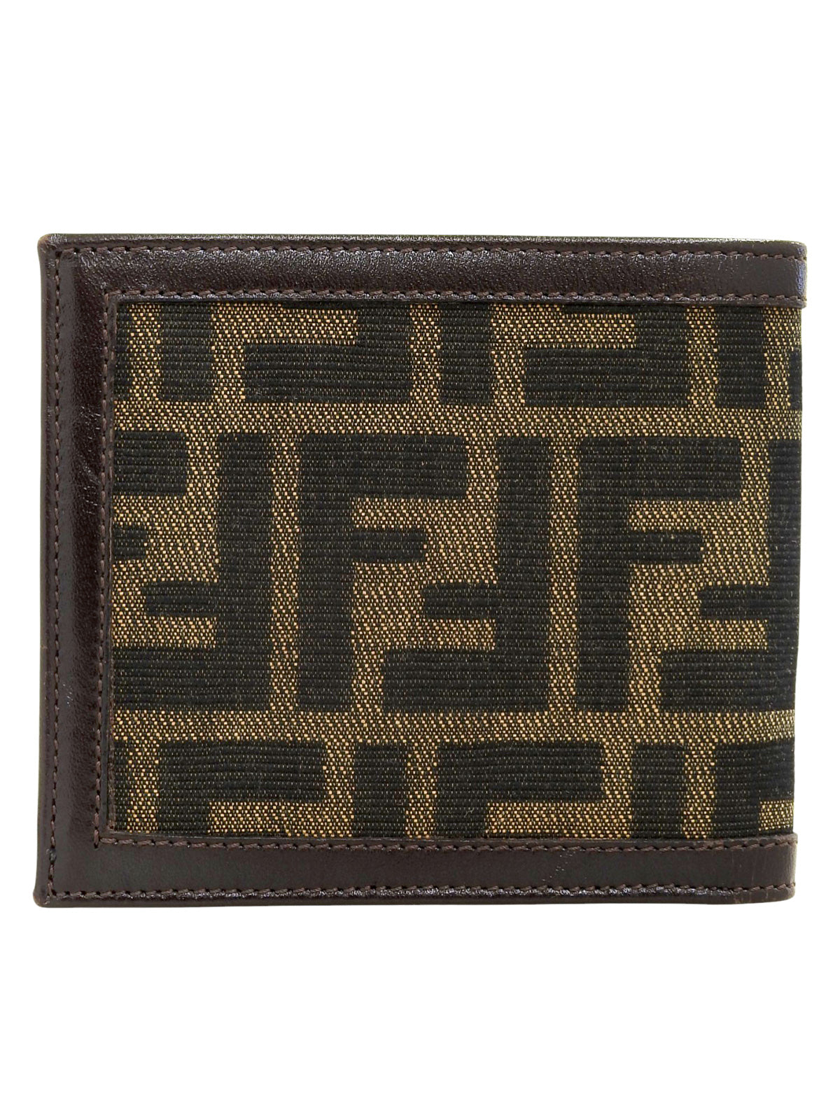 FF Zucca Pattern Wallet Brown