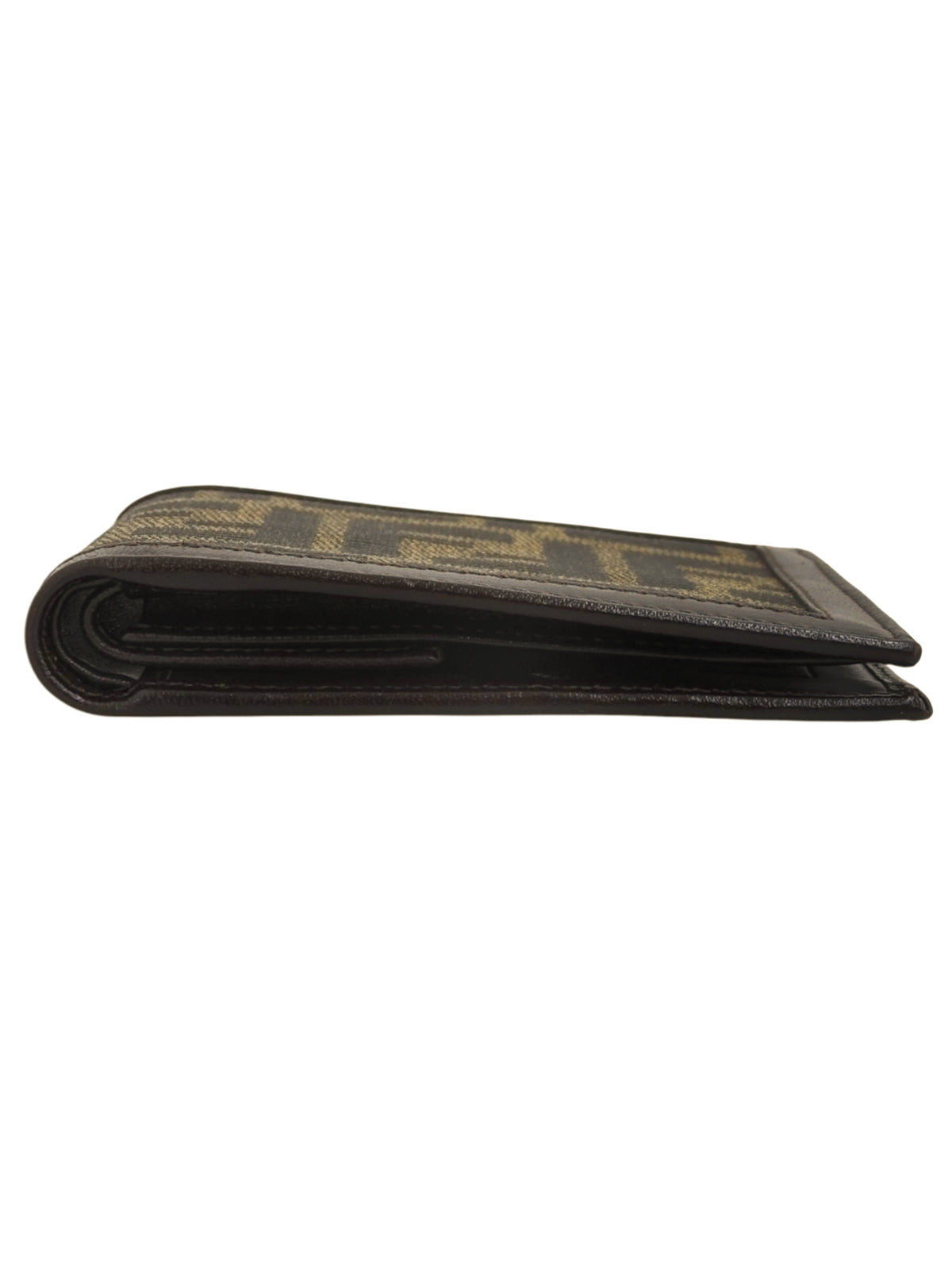 FF Zucca Pattern Wallet Brown