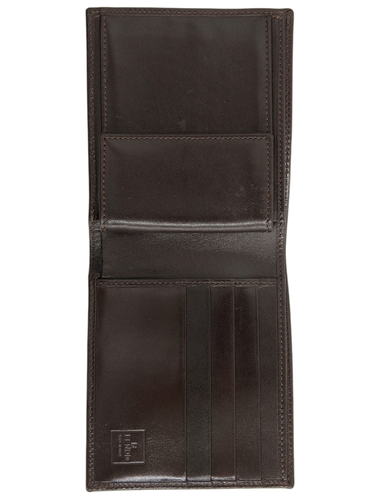 FF Zucca Pattern Wallet Brown