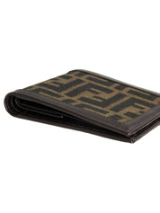 FF Zucca Pattern Wallet Brown