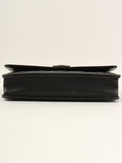 2014 Boy Chanel CC Mark Plate Chain Wallet in Black