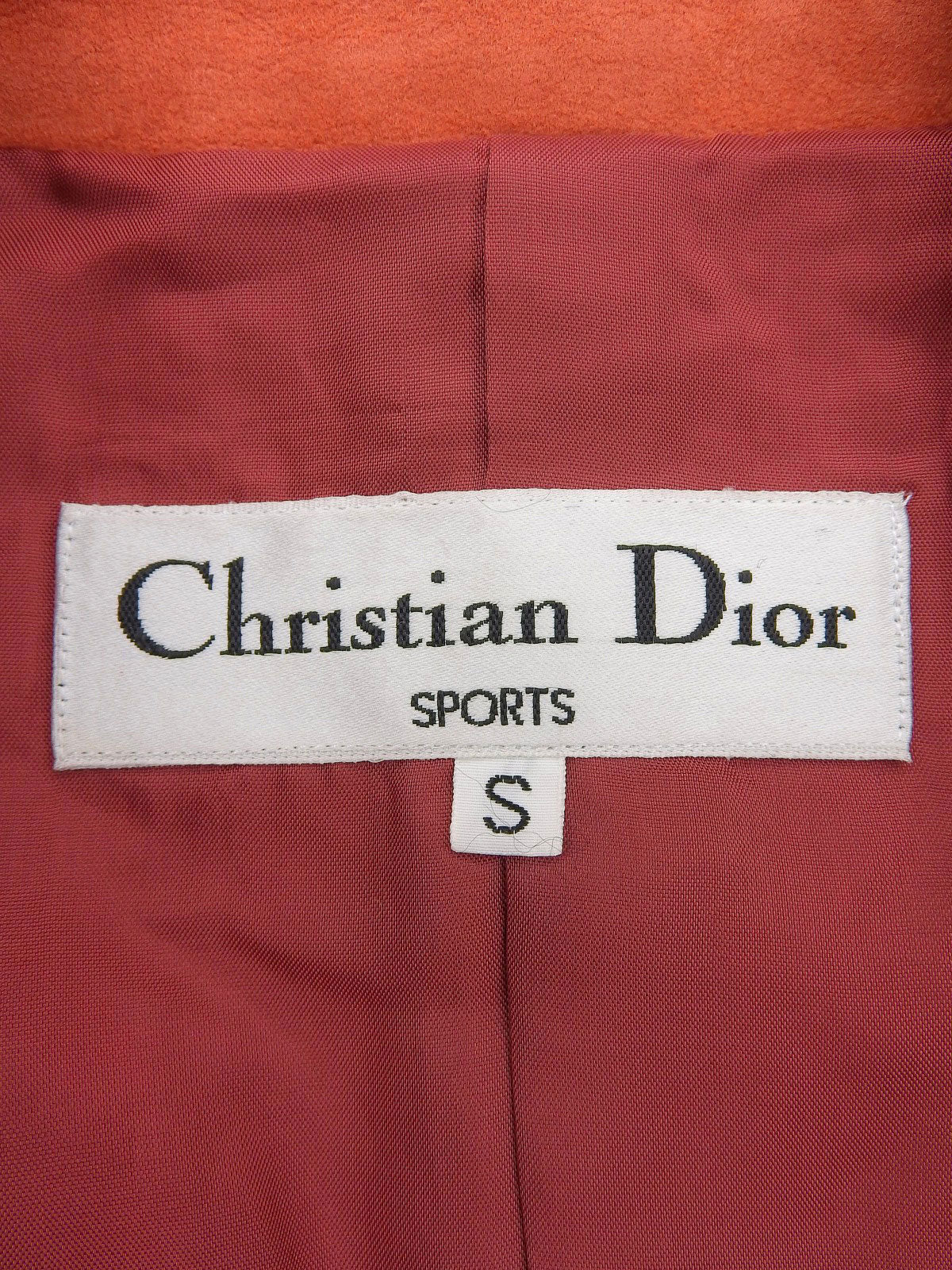 Corduroy and suede combination jacket in red