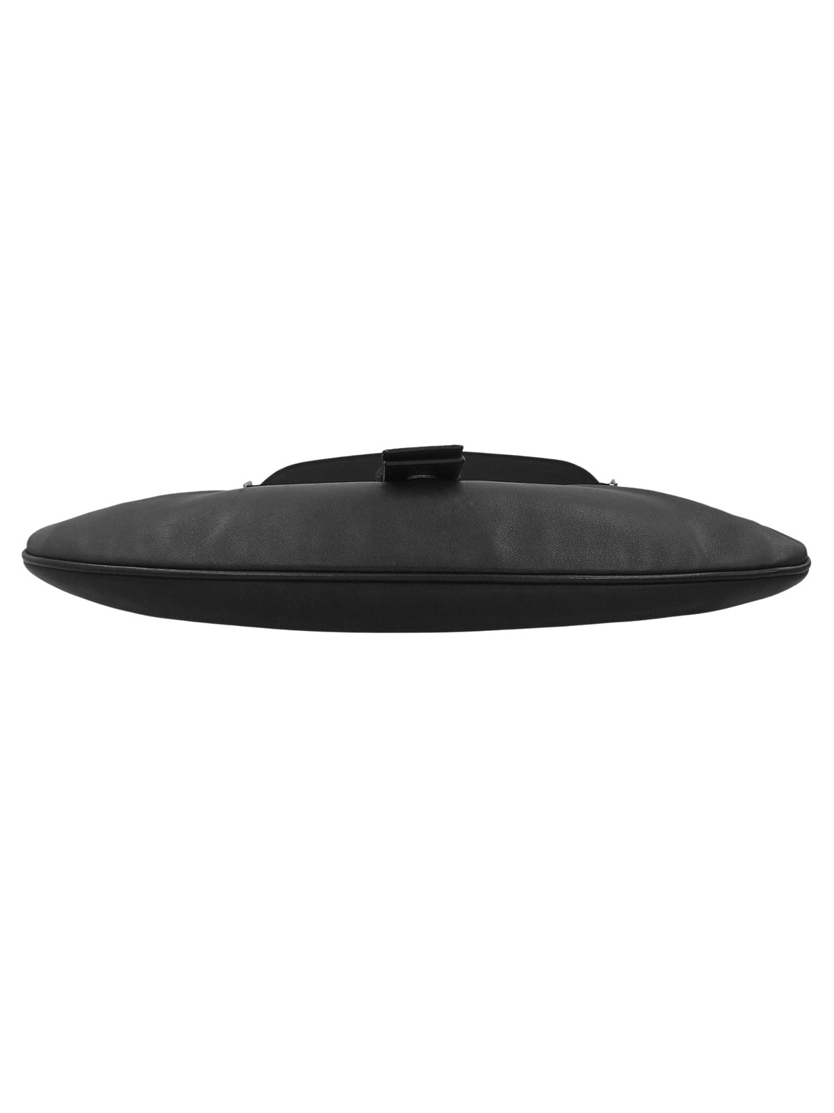 ロゴプレートワンショルダーバッグ ブラック