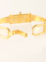 Rectangular Watch Gold