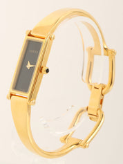 Rectangular Watch Gold
