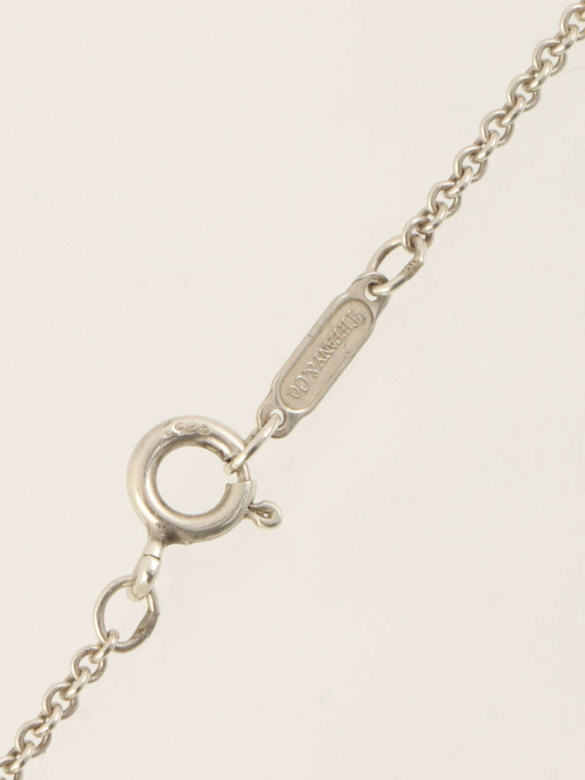 18K925 Twisted Triple Ribbon Necklace in Silver/Gold