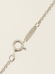 18K925 Twisted Triple Ribbon Necklace in Silver/Gold