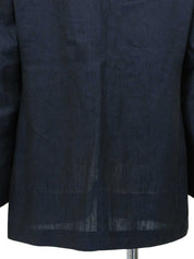 Navy linen tailored jacket