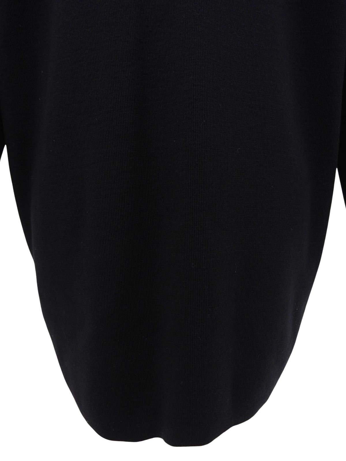 Design Button Long Cardigan in Black