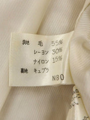 薰衣草紫/多色粗花呢珍珠纽扣无领夹克