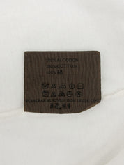 Anagram Half Sleeve Top in White
