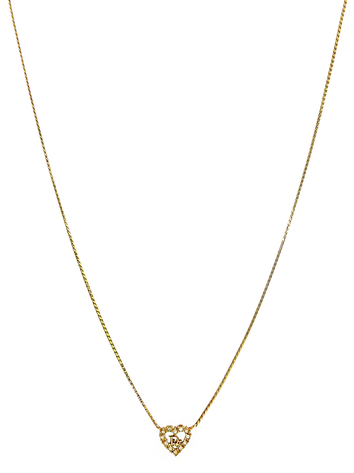 ヴィンテージネックレス 希少 Karl Lagerfeld ロゴ ラインストーン ヴィンテージネックレス 希少 Karl Lagerfeld ロゴ ラインストーン