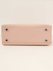 Gancini Plate Mini Handbag Pink