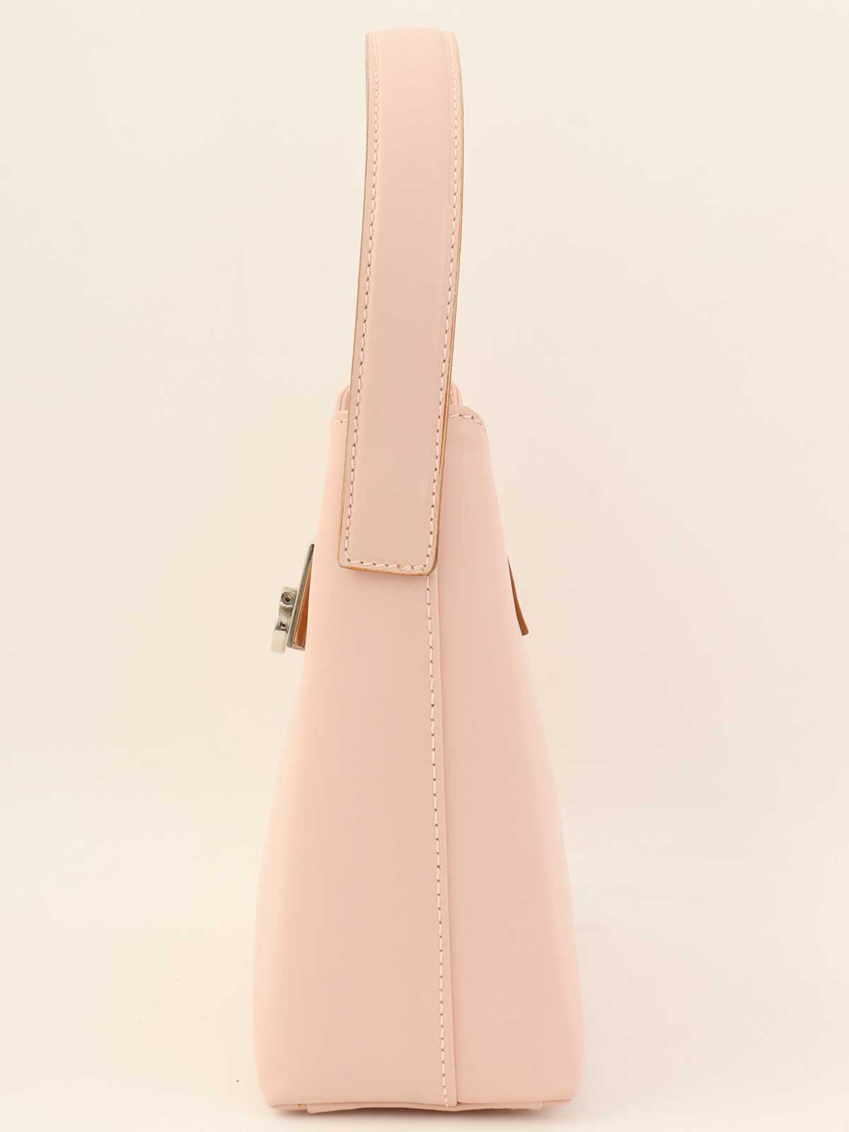 Gancini Plate Mini Handbag Pink
