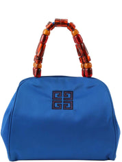 尼龙徽标刺绣彩色石头手柄包 蓝色/多色