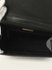 ダイヤカットデザインロゴプレート2wayバッグ ブラック