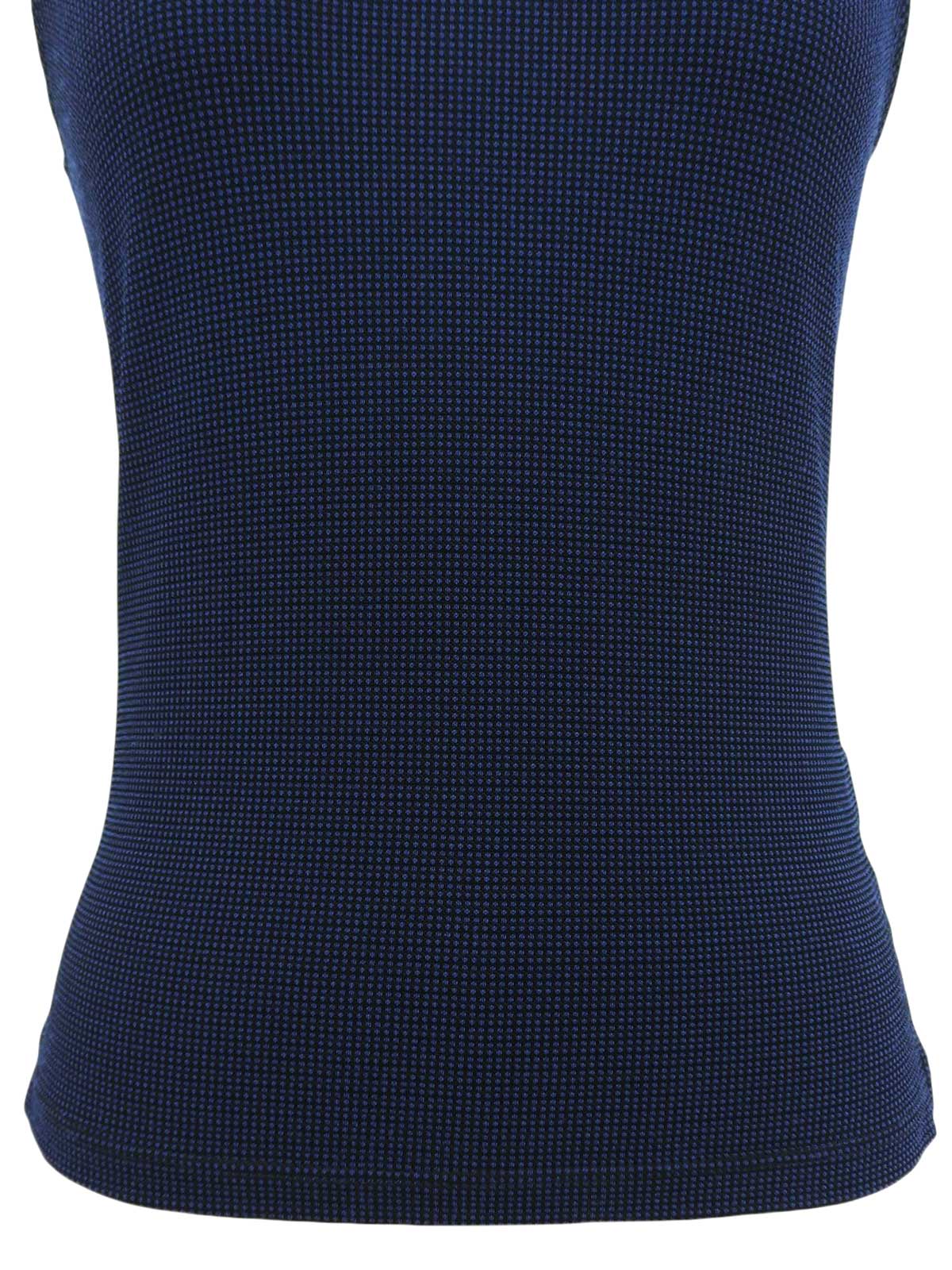 メデューサ刺繍ノースリーブトップス ネイビー