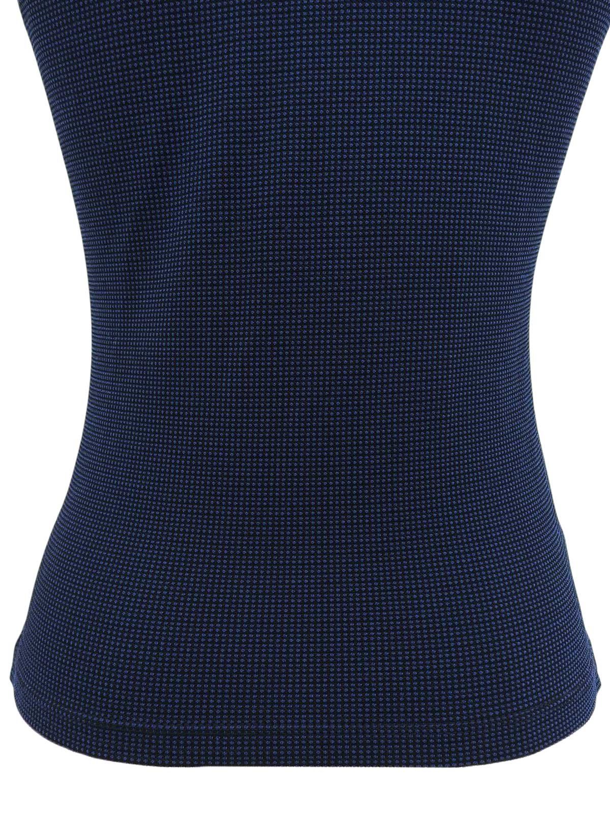 メデューサ刺繍ノースリーブトップス ネイビー