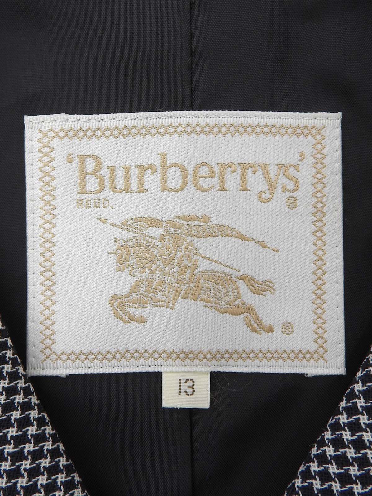 Houndstooth Pattern Logo Button Set in Black/White