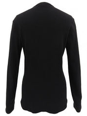 ロゴフックロングスリーブトップス ブラック