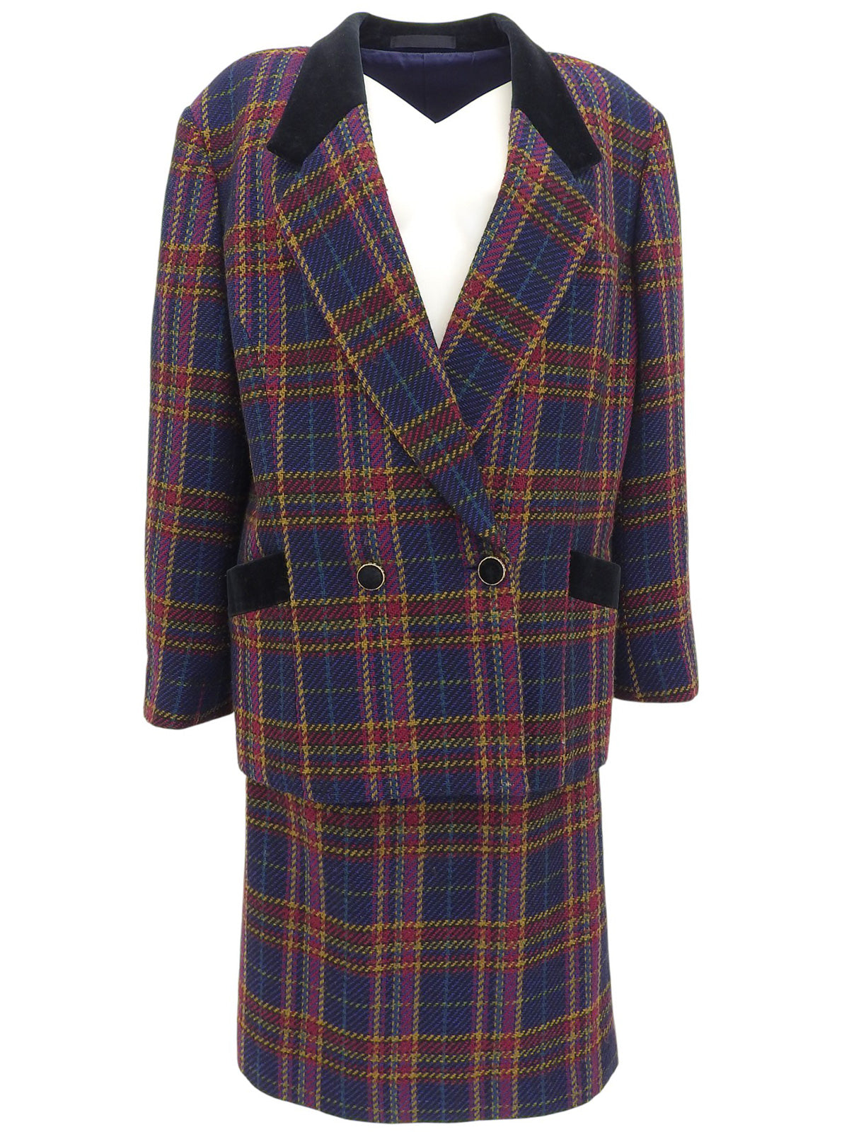 Wool Check Pattern Set-Up Multi