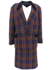 Wool Check Pattern Set-Up Multi