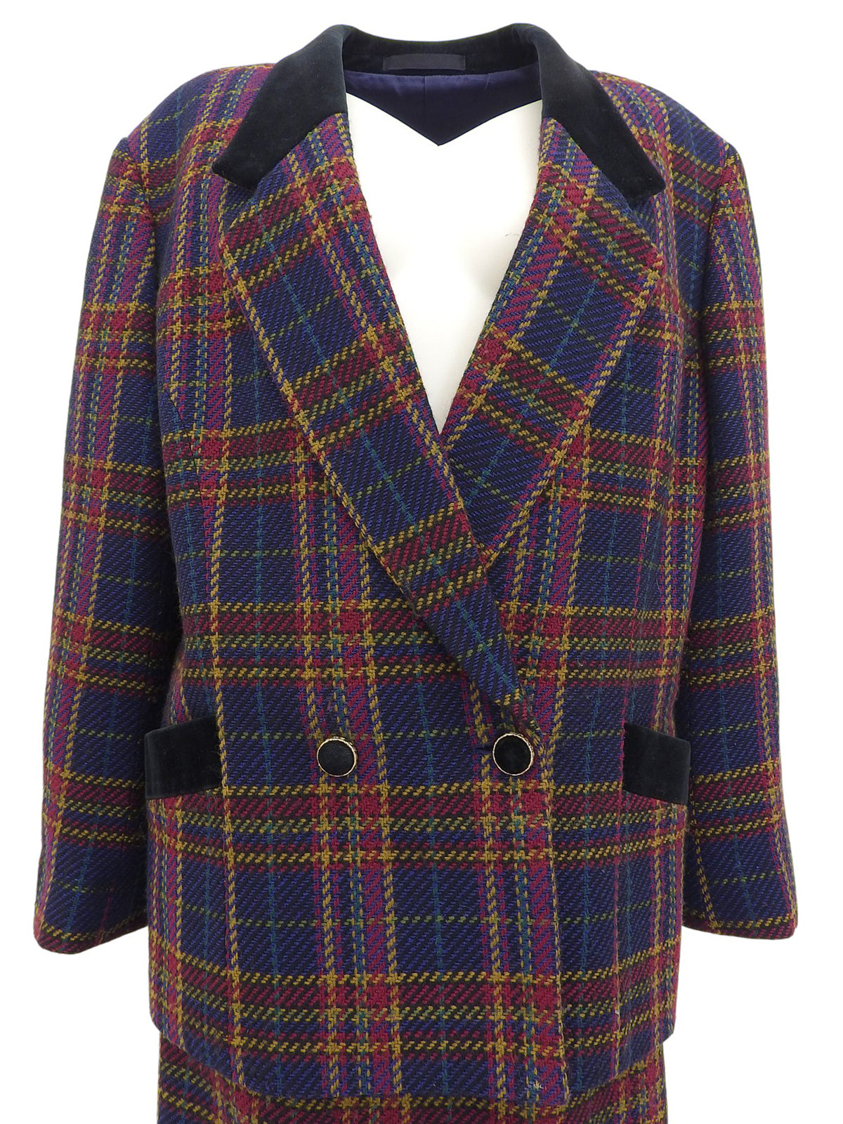 Wool Check Pattern Set-Up Multi