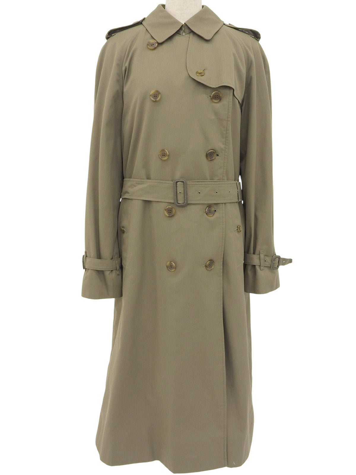 Nova Check Lining Trench Coat Khaki