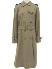 Nova Check Lining Trench Coat Khaki