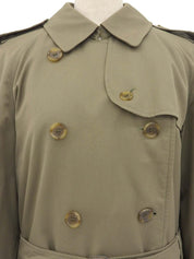 Nova Check Lining Trench Coat Khaki