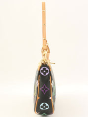 2003 年 Monogram 多色手拿包配件黑色