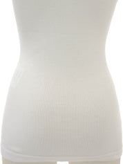 White Rhinestone Logo Top