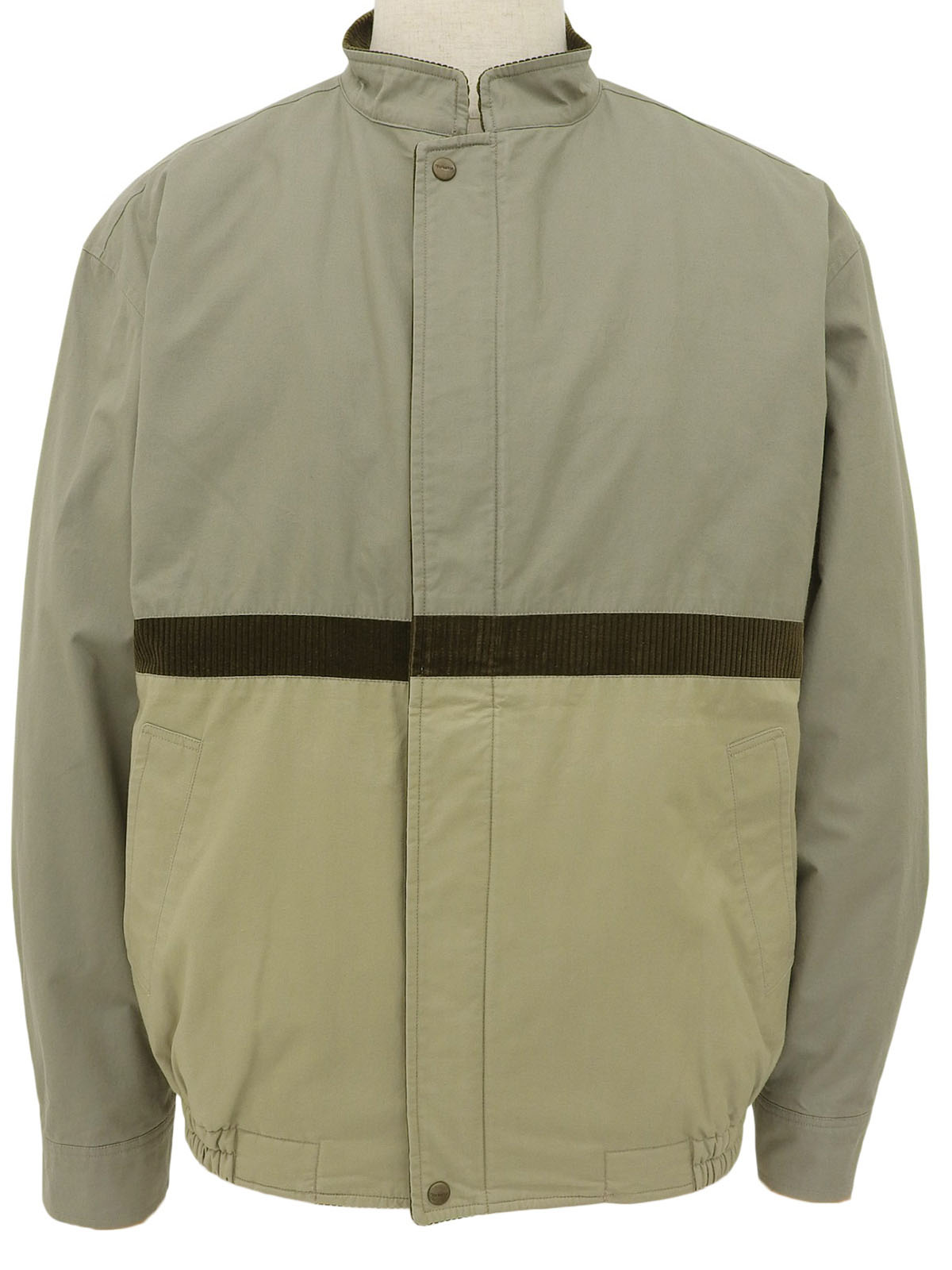 Logo Button Jacket Khaki/Beige