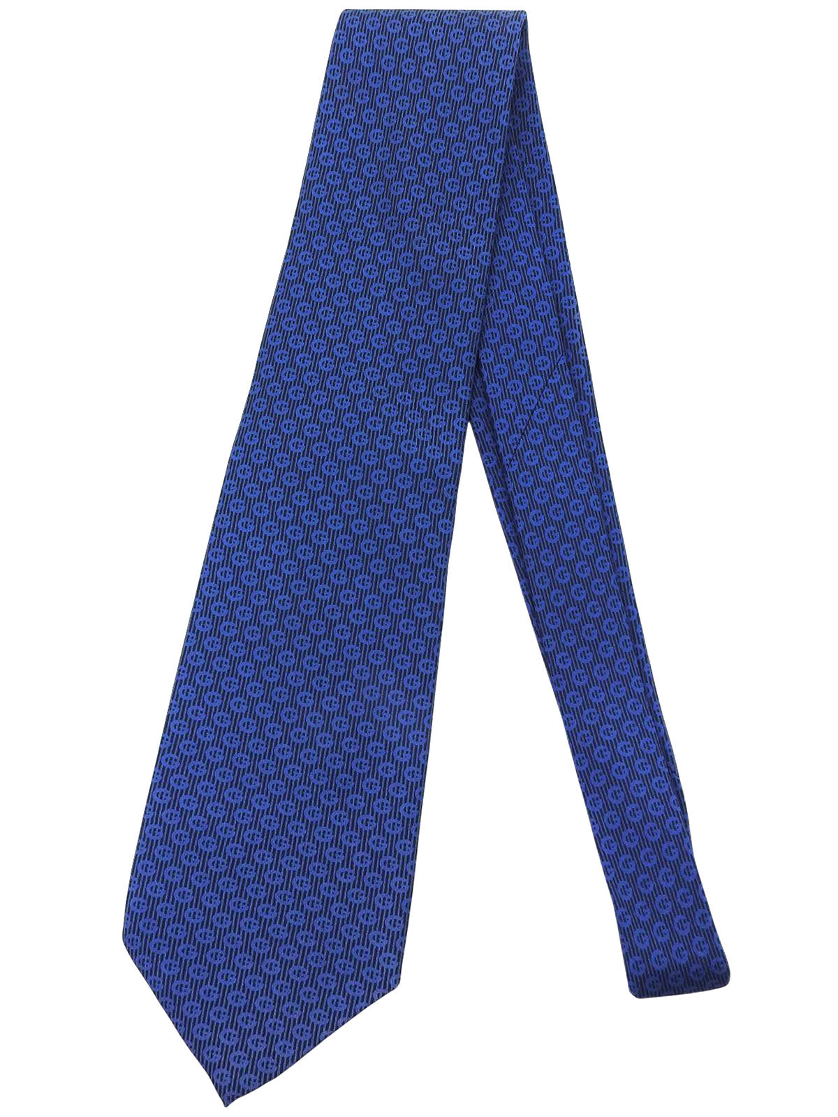 GGパターンネクタイ ブルー| VINTAGE QOO TOKYO | ヴィンテージクー