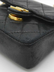 1990 CC Mark 微型链条包,黑色