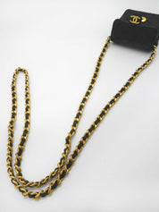 1990 CC Mark 微型链条包,黑色