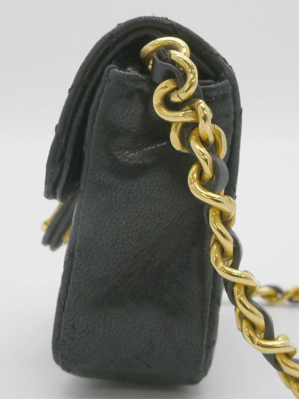1990 CC Mark 微型链条包,黑色