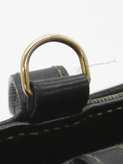 Pecan Pattern Logo Embossed 2-Way Handbag Brown/Black